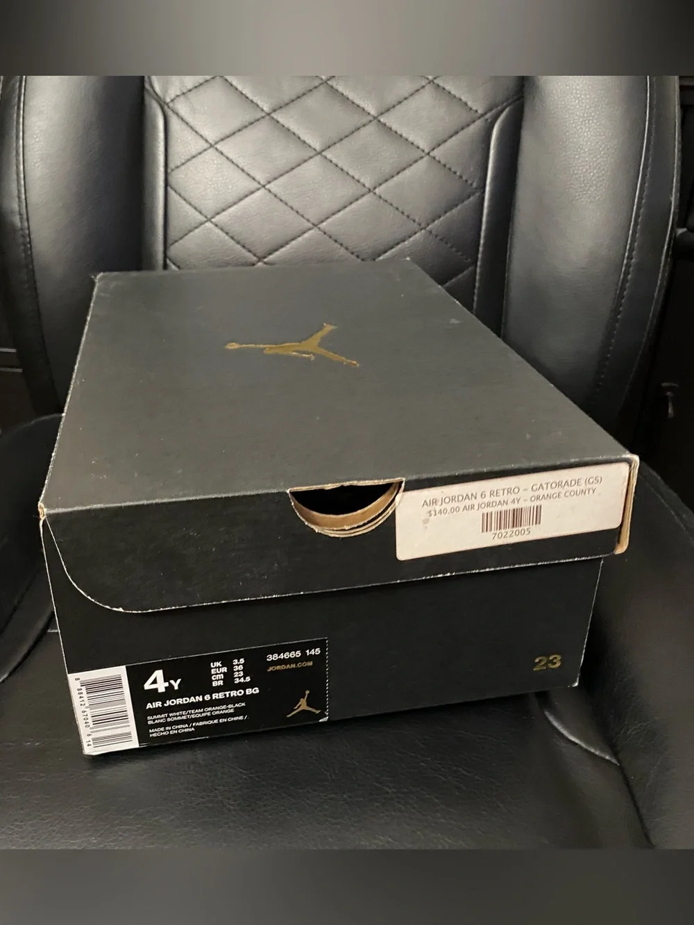 Air Jordan 6 Retro Gatorade (GS) Size 4Y
